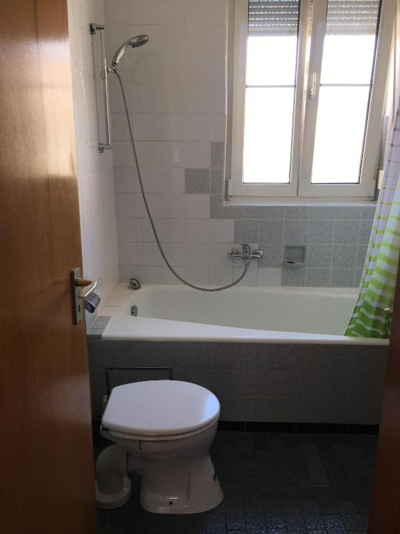 Koupelna v ubytování zum Handwerker Glück Boschhorn
