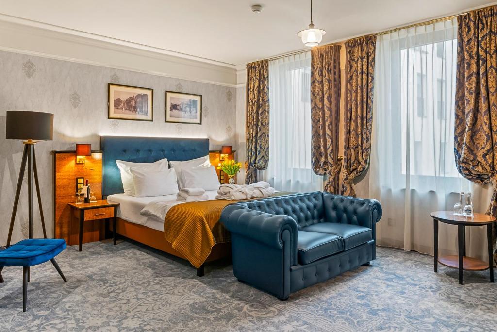 Posteľ alebo postele v izbe v ubytovaní Hotel Diament Plaza Katowice