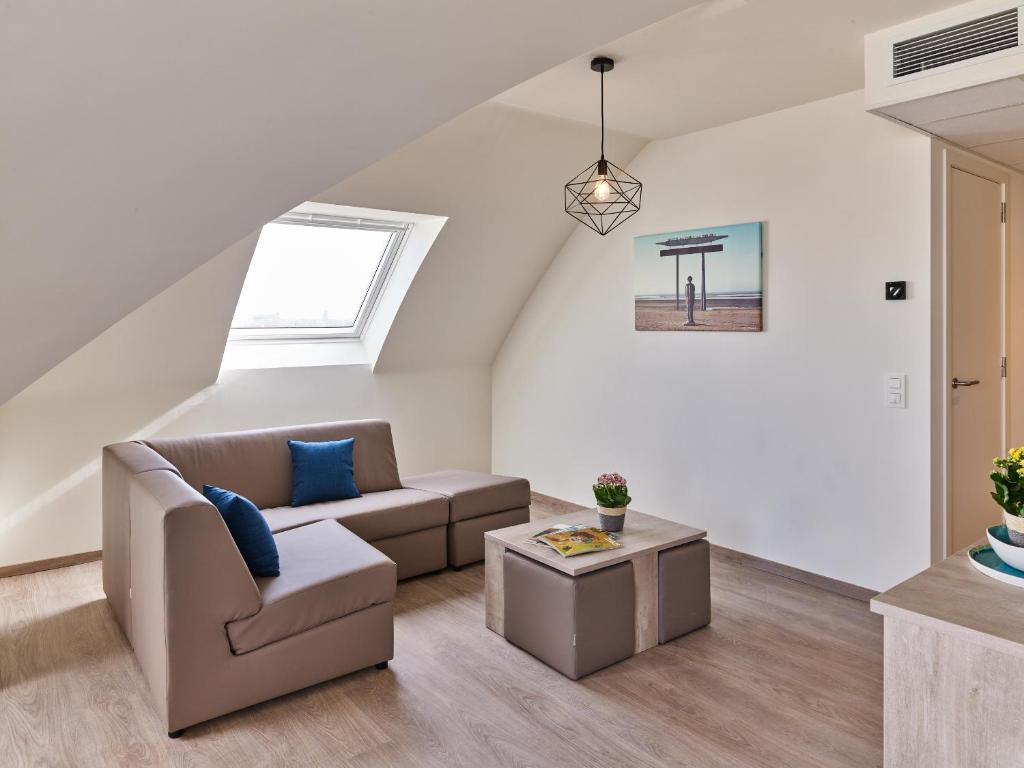 Posezení v ubytování Holiday Suites Zeebrugge