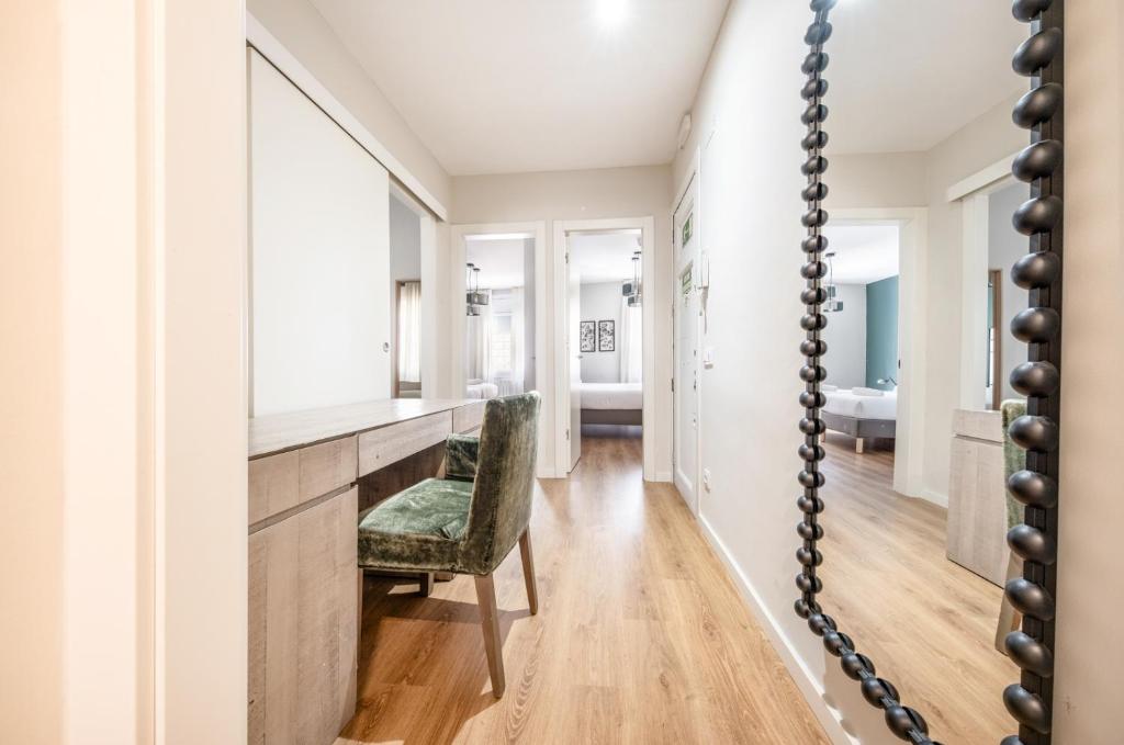 Posezení v ubytování AinB Barcelona Sants Apartments