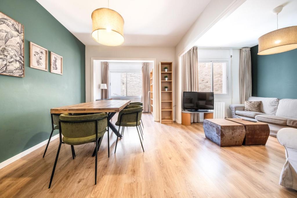 Posezení v ubytování AinB Barcelona Sants Apartments