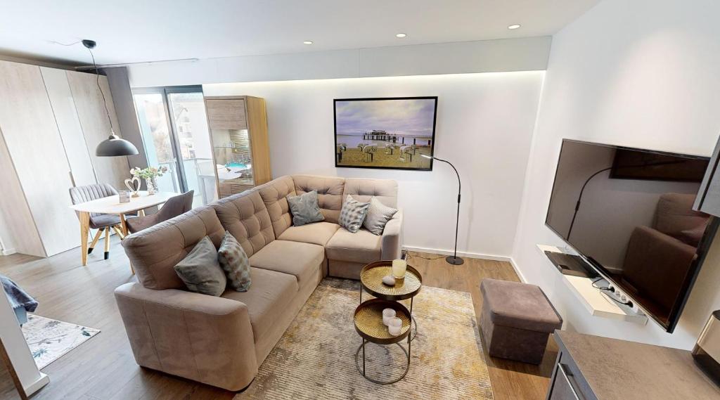 Μια τηλεόραση ή/και κέντρο ψυχαγωγίας στο Ocean House Glück