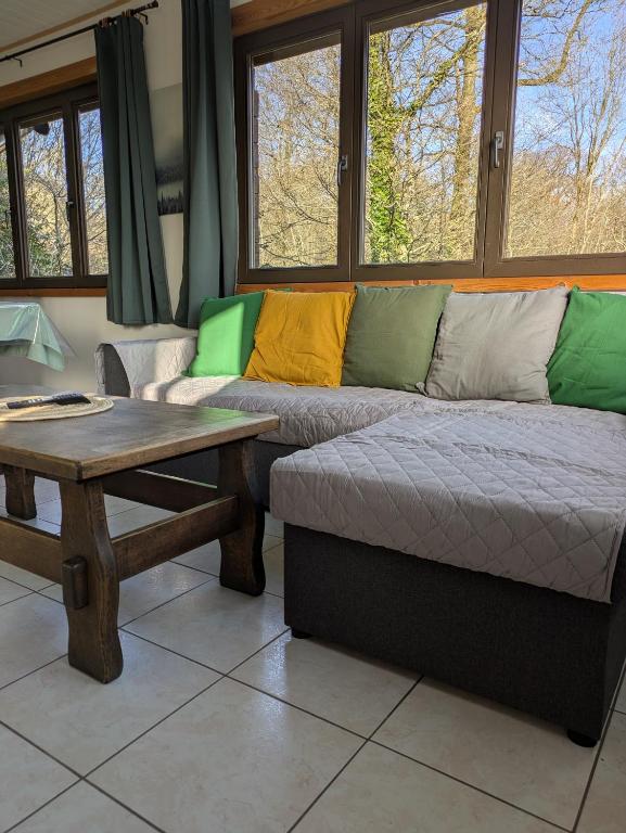 Posezení v ubytování Chalet - l'Endoxyle