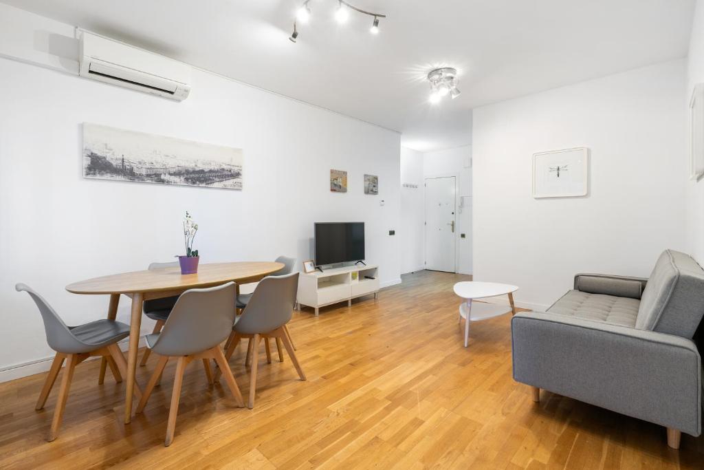 TV a/nebo společenská místnost v ubytování Plaza Espanya Apartment
