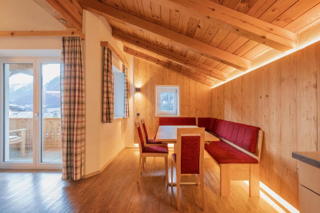 Χώρος καθιστικού στο Ferienlodge Alpenkönigin - Apartments Stubaital