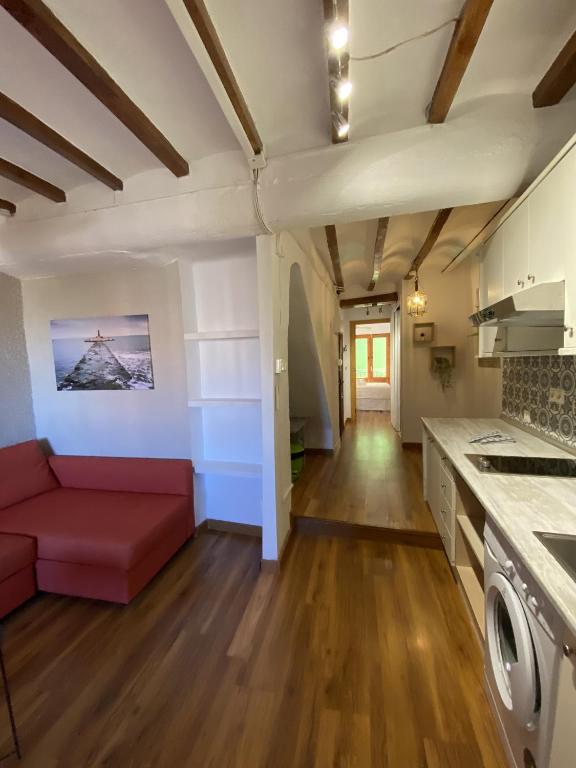 Køkken eller tekøkken på FRAY POSIDONIO HappyVila