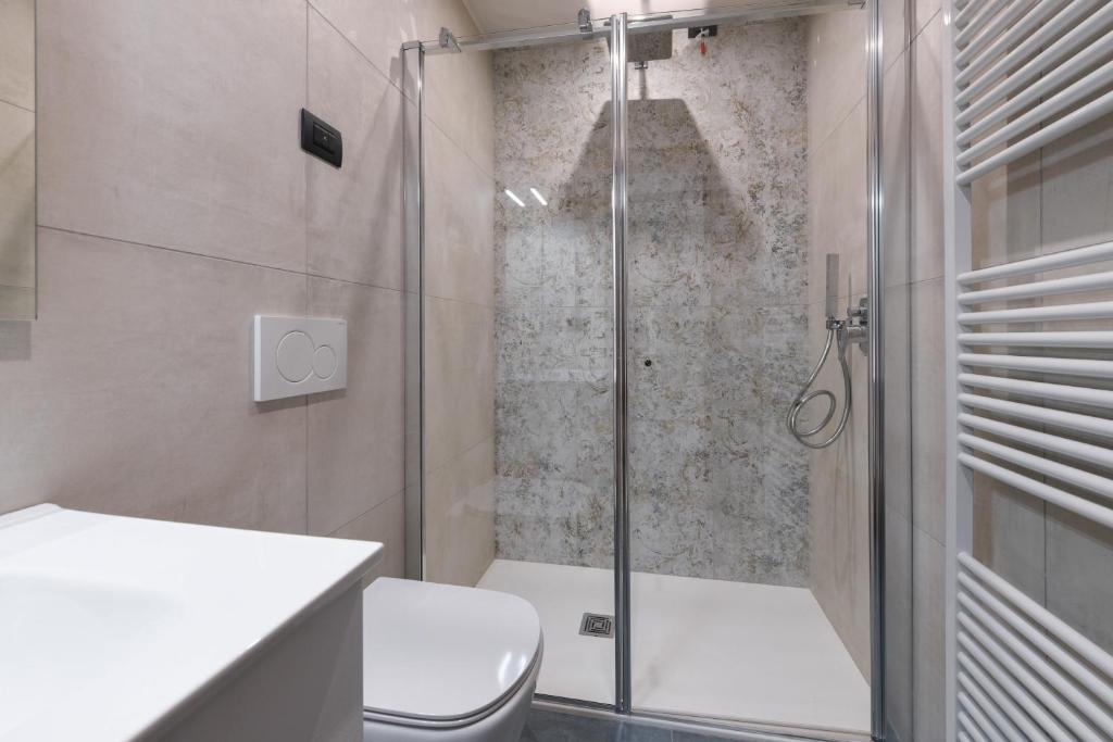 Koupelna v ubytování Hotel Bellavista