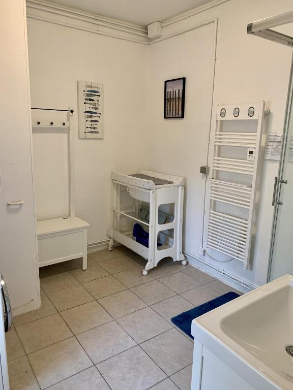 Kúpeľňa v ubytovaní Maison village, 10 pers, proche de la plage