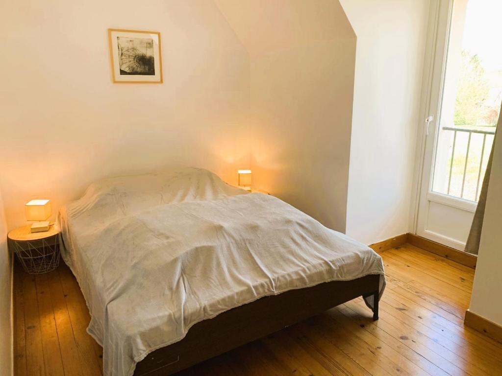 Posteľ alebo postele v izbe v ubytovaní Maison village, 10 pers, proche de la plage