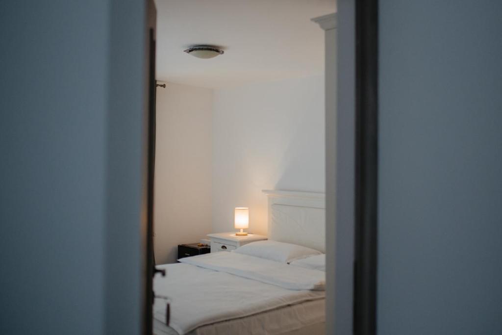 Postel nebo postele na pokoji v ubytování Boierița Home Stay