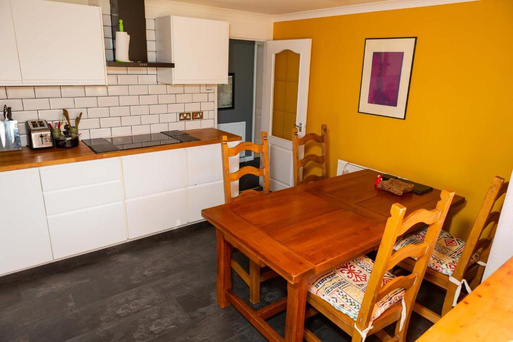 Kuchyň nebo kuchyňský kout v ubytování Fir Tree Lodge