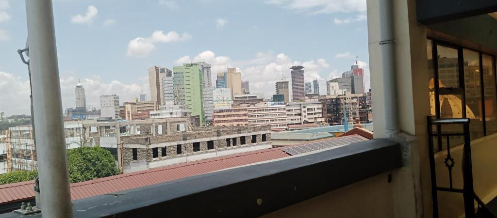 Nespecifikovaný výhled na destinaci Nairobi nebo výhled na město při pohledu z hotelu