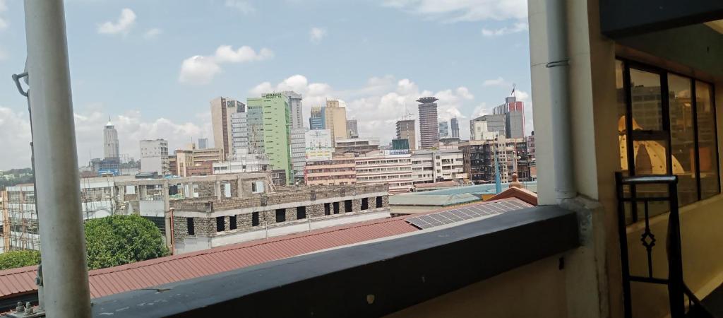 Nespecifikovaný výhled na destinaci Nairobi nebo výhled na město při pohledu z hotelu