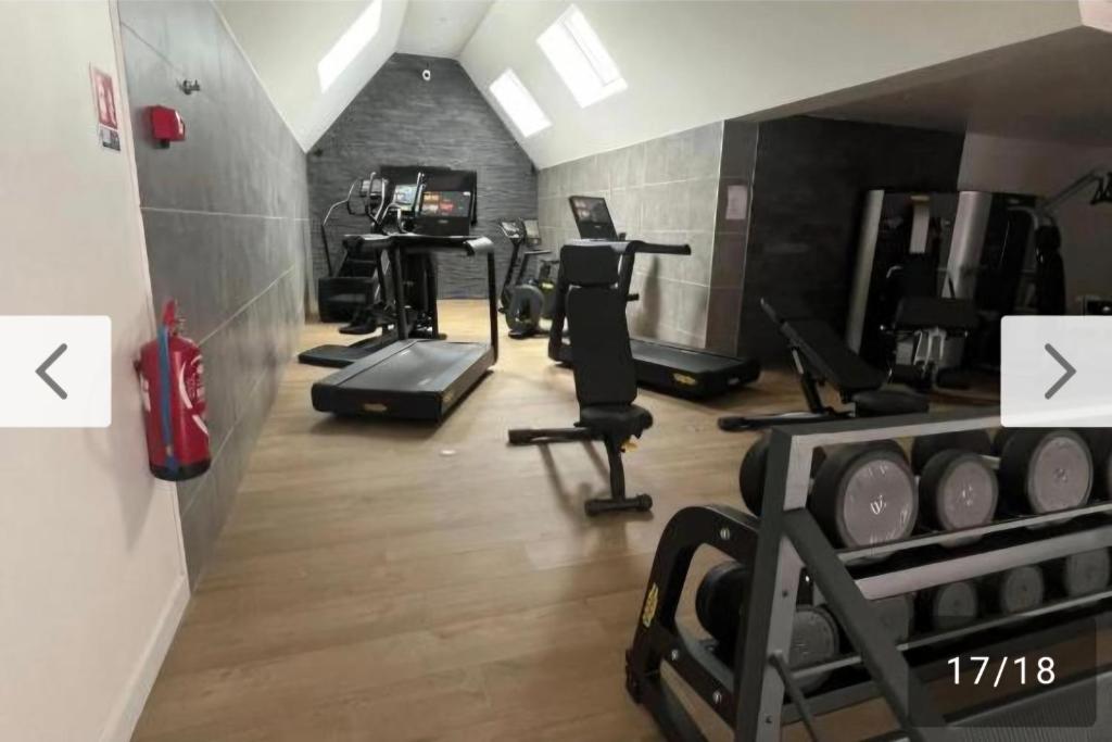 Fitness centrum a/nebo fitness zařízení v ubytování Le beau mobilhome