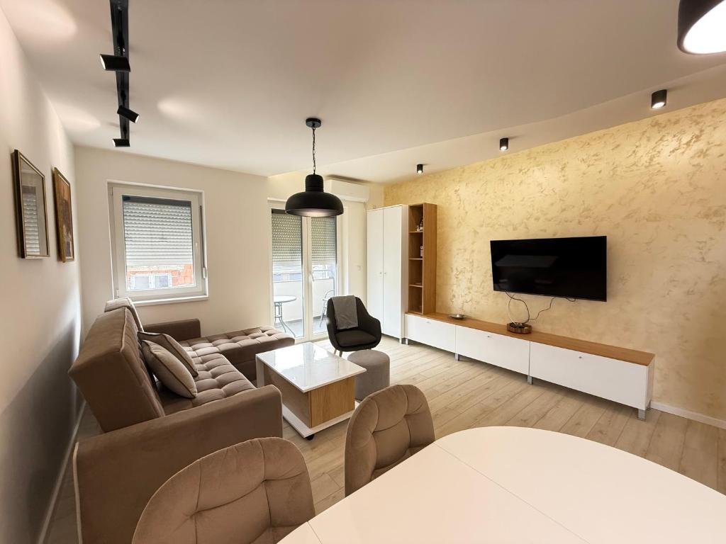 TV a/nebo společenská místnost v ubytování Cvetkovic apartman