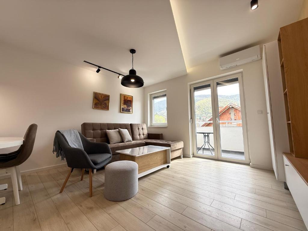 Posezení v ubytování Cvetkovic apartman