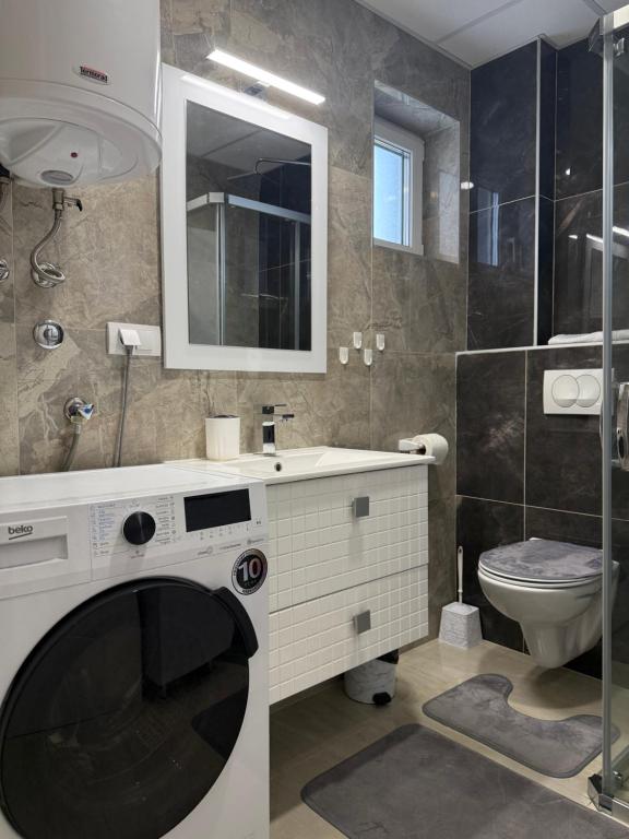 Koupelna v ubytování Cvetkovic apartman