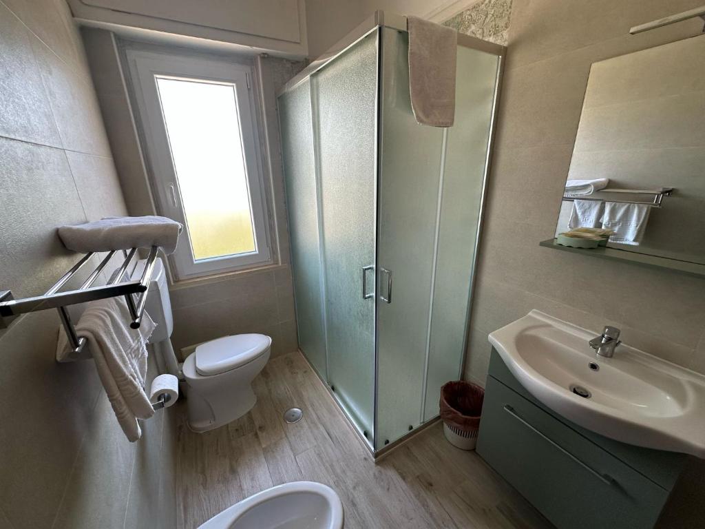 Koupelna v ubytování Hotel Costa Jonica