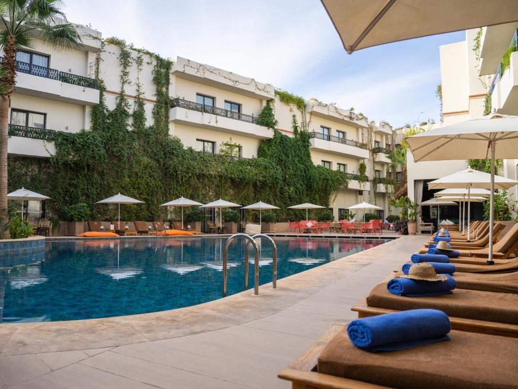 Bazén v ubytování Kech Boutique Hotel & Spa nebo v jeho okolí
