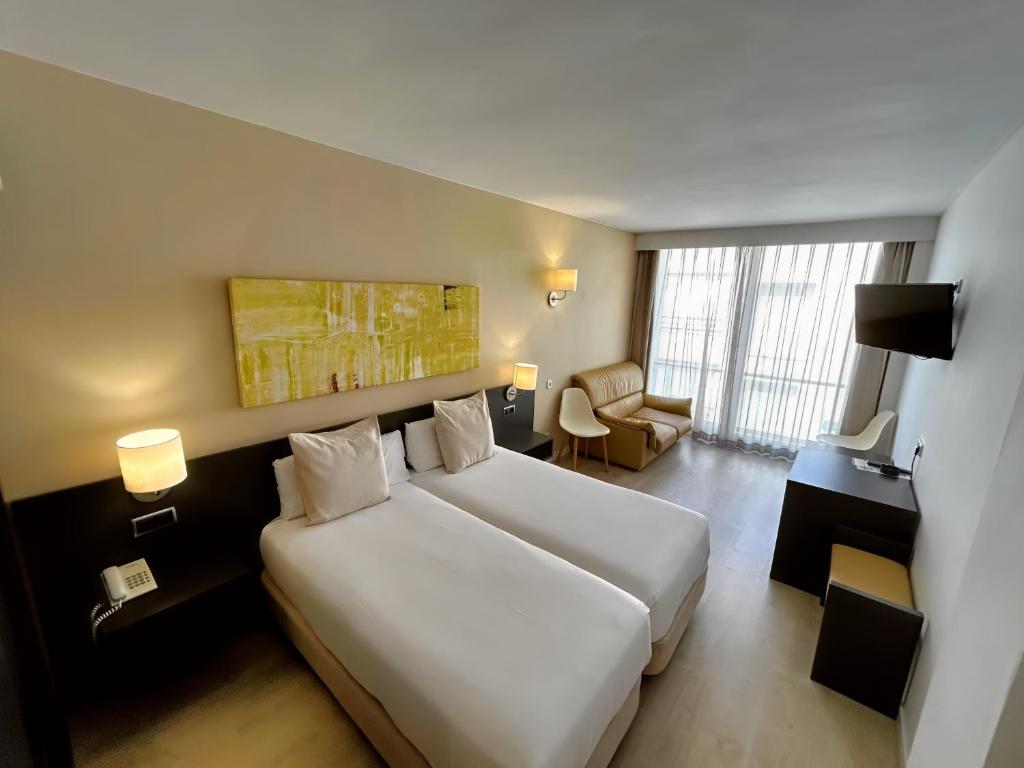 TV a/nebo společenská místnost v ubytování Hotel Marina