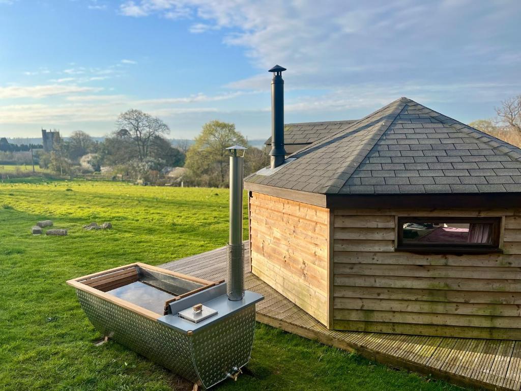 Zahrada ubytování Lower Marsh Farm Glamping