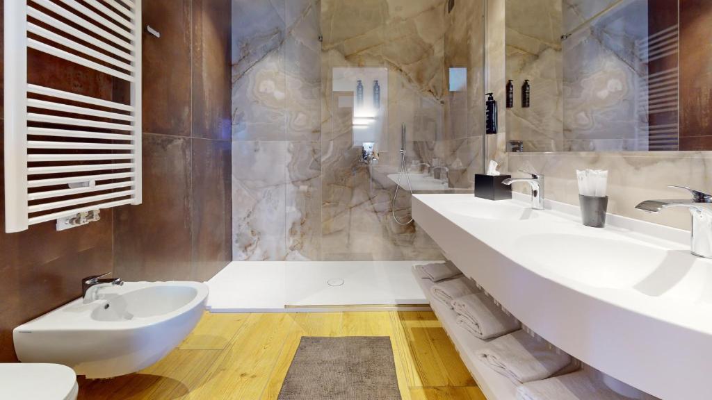 Kúpeľňa v ubytovaní Hotel Gardenia