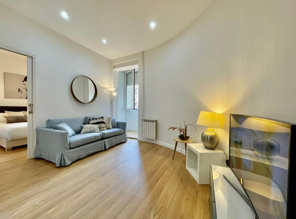 Posteľ alebo postele v izbe v ubytovaní The Gaudi Suites II