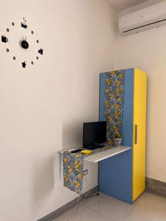 TV a/nebo společenská místnost v ubytování B&B Andromeda