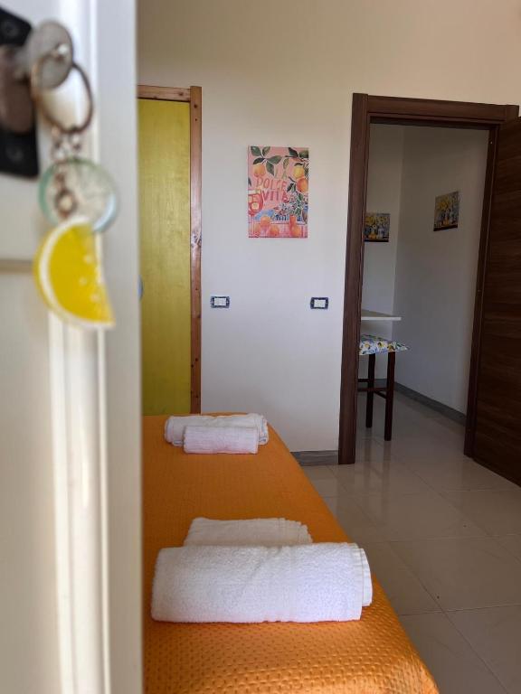 Postel nebo postele na pokoji v ubytování B&B Andromeda