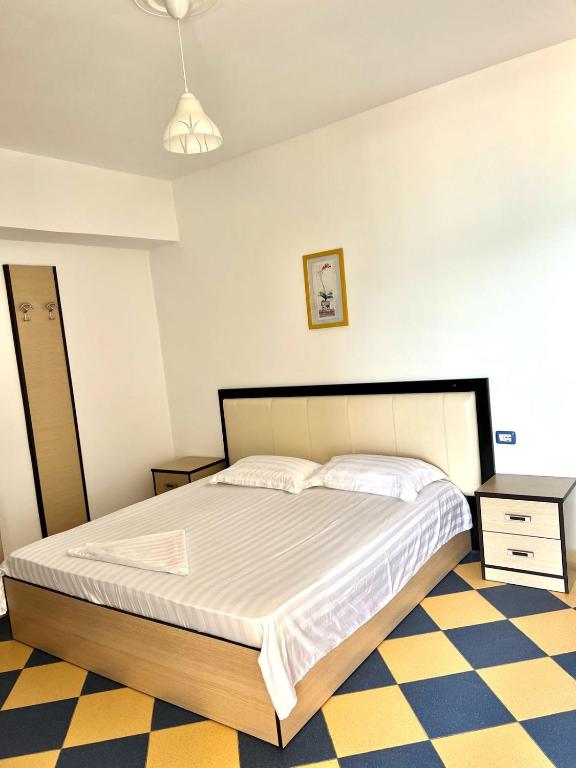Postel nebo postele na pokoji v ubytování Hotel Jonufra