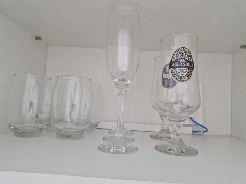 Nápoje v ubytování Loft confortável com garden