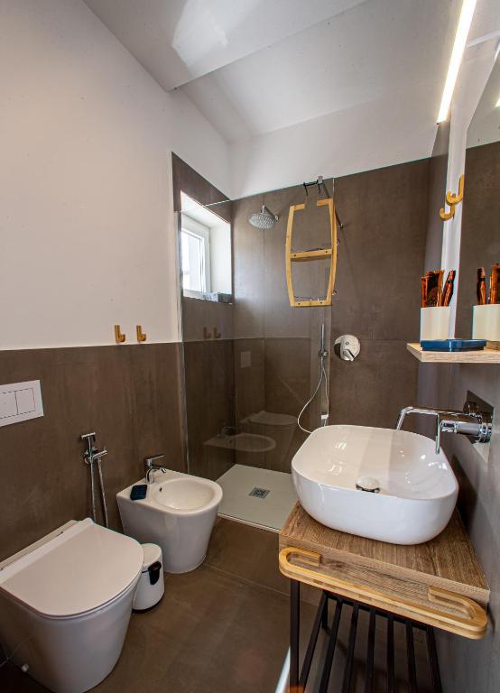 Koupelna v ubytování 4Rooms