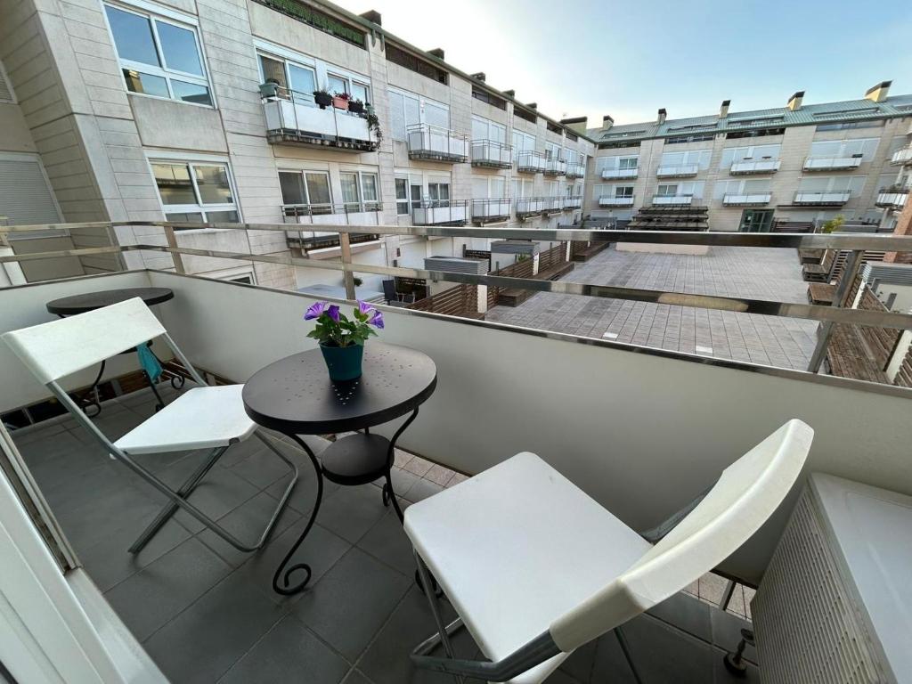 Balkón alebo terasa v ubytovaní Apartaments Muntaner I