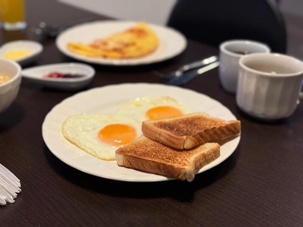 Možnosti snídaně pro hosty v ubytování Air Guest House