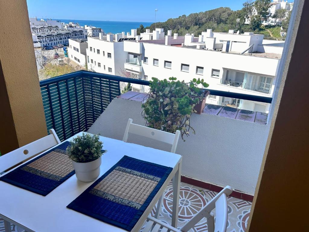 Balkón nebo terasa v ubytování Apartamentos Empul El Mirador de Conil