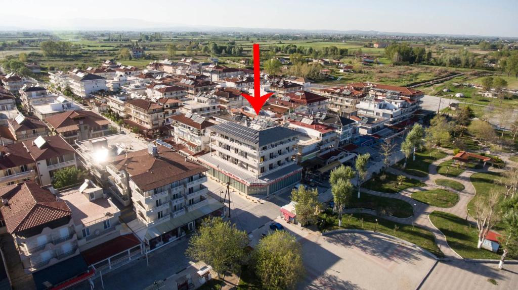 Nespecifikovaný výhled na destinaci Olympiakí Aktí nebo výhled na město při pohledu z apartmánu