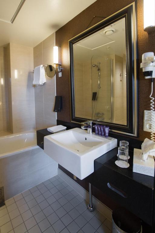 Koupelna v ubytování Home Hotel Havnekontoret