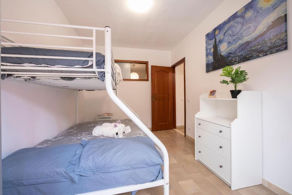 Postel nebo postele na pokoji v ubytování Sicilian Charm close to Taormina - Happy Rentals