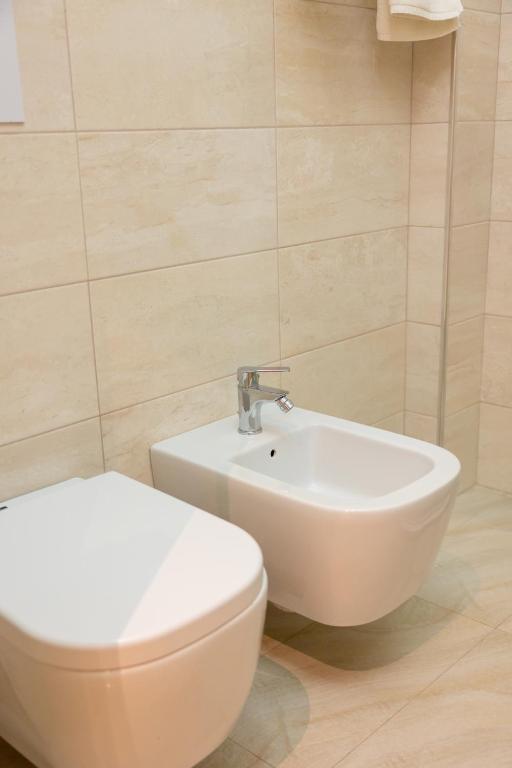 Koupelna v ubytování Sofo Hotel Dhermi