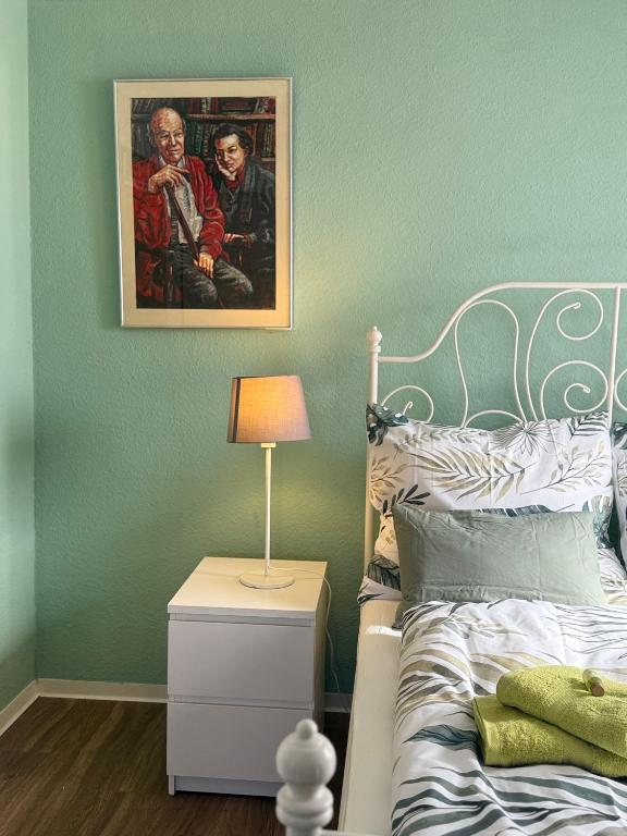 Postel nebo postele na pokoji v ubytování City View Apartment - WiFi - Netflix - Airport Shuttle