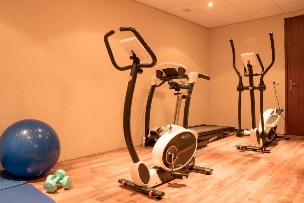 Fitness centrum a/nebo fitness zařízení v ubytování Hotel Het Landhuis