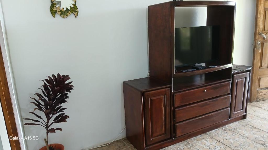 TV a/nebo společenská místnost v ubytování Amapola Rooms