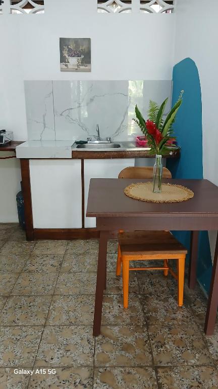 Kuchyň nebo kuchyňský kout v ubytování Amapola Rooms