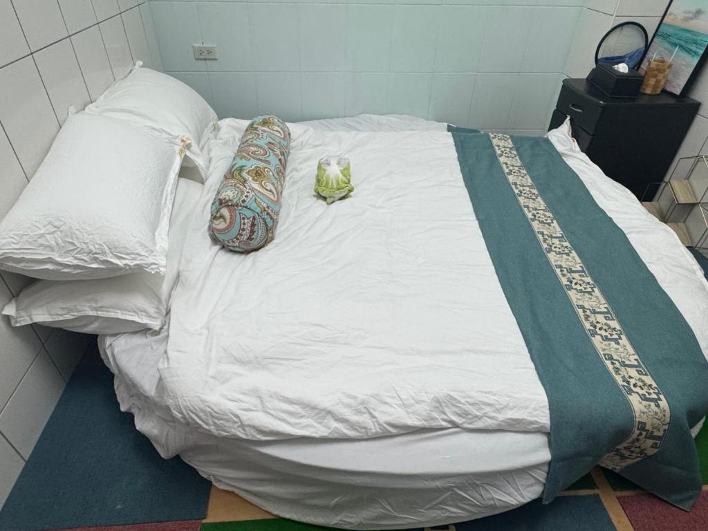 Postel nebo postele na pokoji v ubytování Lukang Hung-shiu Homestay