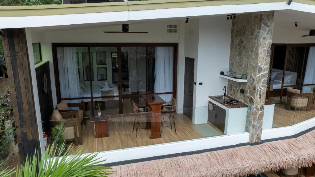 Balkón nebo terasa v ubytování Capricho Villa El Nido
