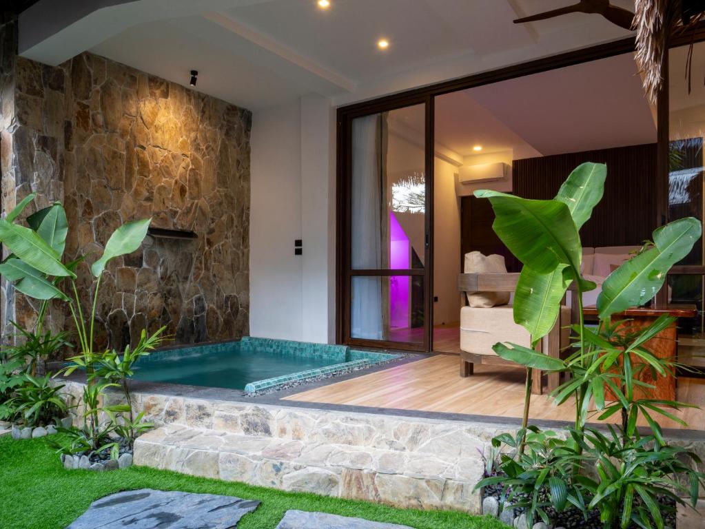 Zahrada ubytování Capricho Villa El Nido