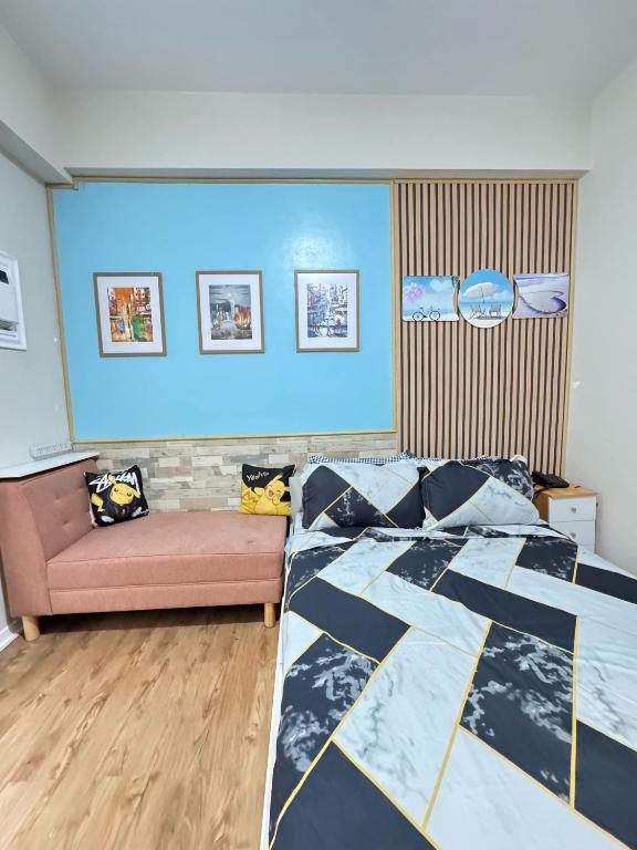 Postel nebo postele na pokoji v ubytování Amani Resort Vibe