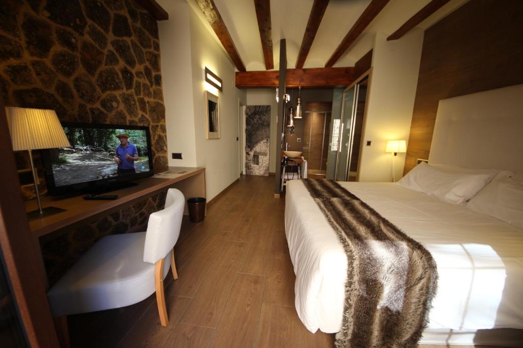 TV a/nebo společenská místnost v ubytování La Posada de Mosqueruela