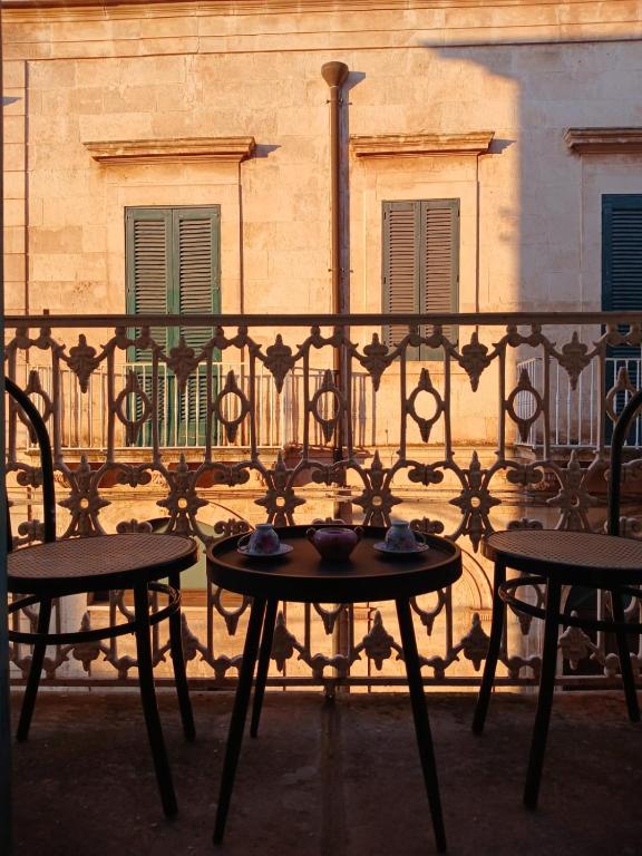 Balkón nebo terasa v ubytování Palazzo delle favole