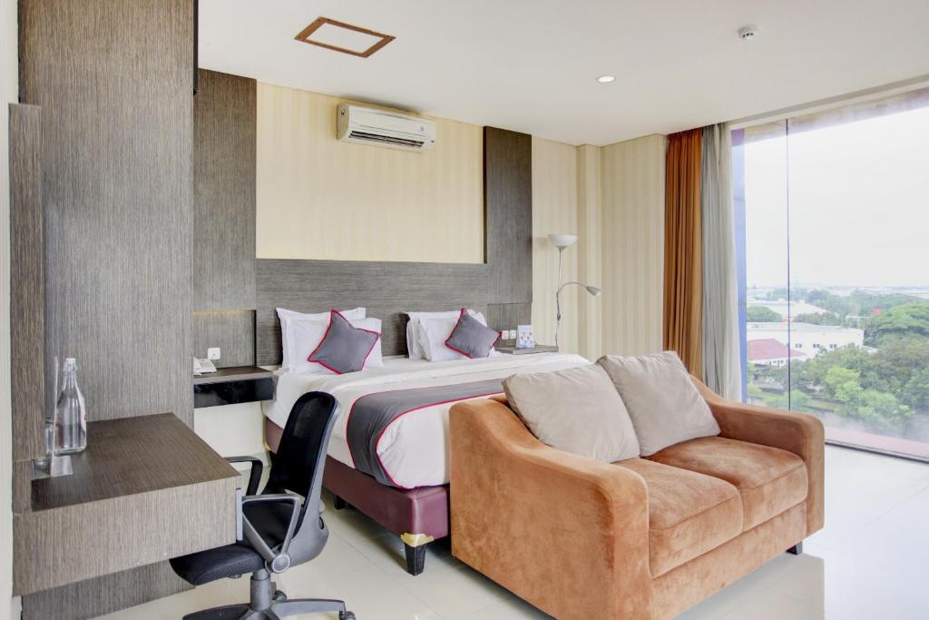Posezení v ubytování Collection O Hotel Igloo
